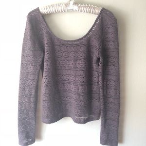 American Eagle Lavender Long sleeve t-shirt size M